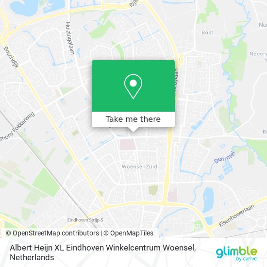 Albert Heijn XL Eindhoven Winkelcentrum Woensel map
