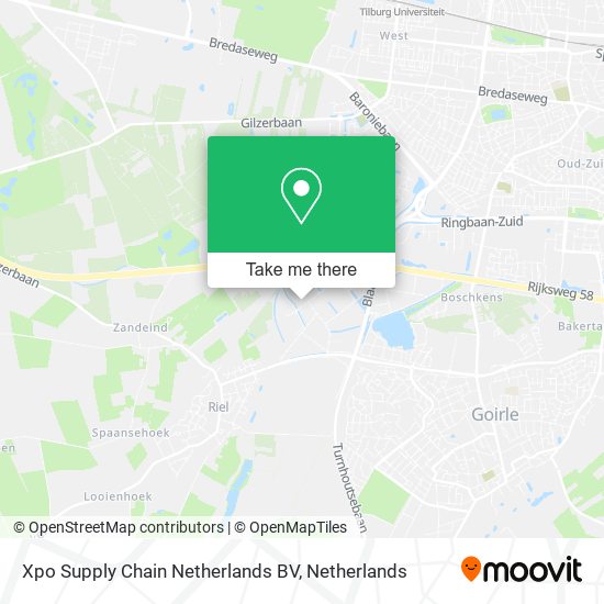Xpo Supply Chain Netherlands BV map