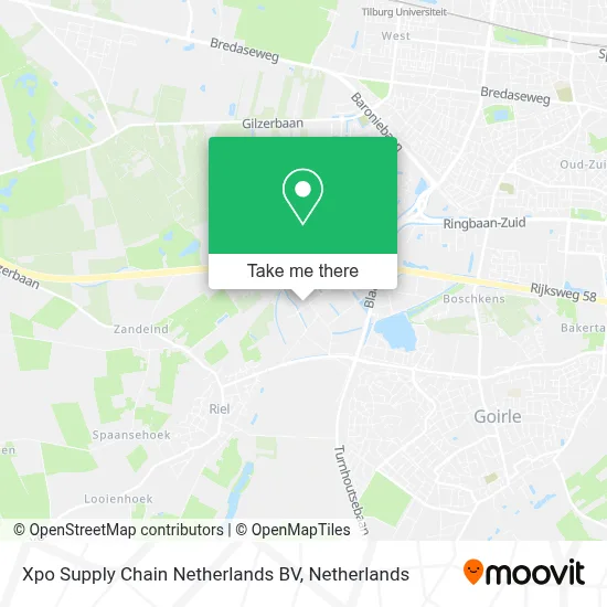 Xpo Supply Chain Netherlands BV map