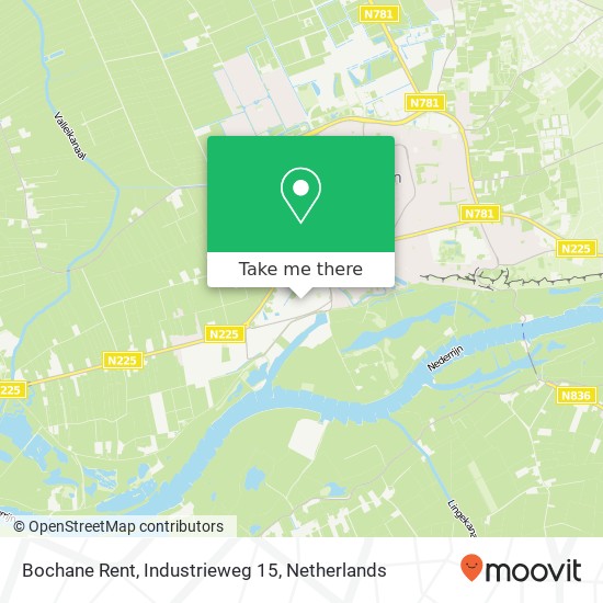 Bochane Rent, Industrieweg 15 map