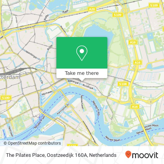 The Pilates Place, Oostzeedijk 160A map