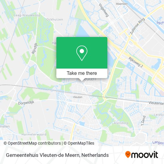 Gemeentehuis Vleuten-de Meern map