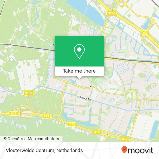 Vleuterweide Centrum map