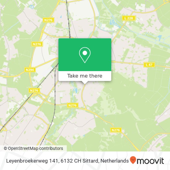 Leyenbroekerweg 141, 6132 CH Sittard map