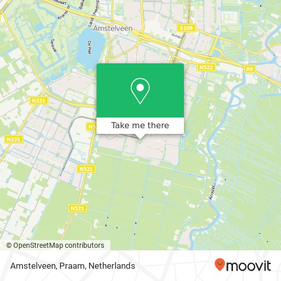 Amstelveen, Praam Karte