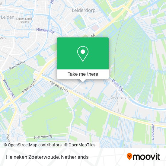 Heineken Zoeterwoude map