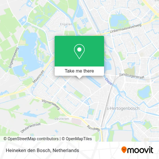 Heineken den Bosch map