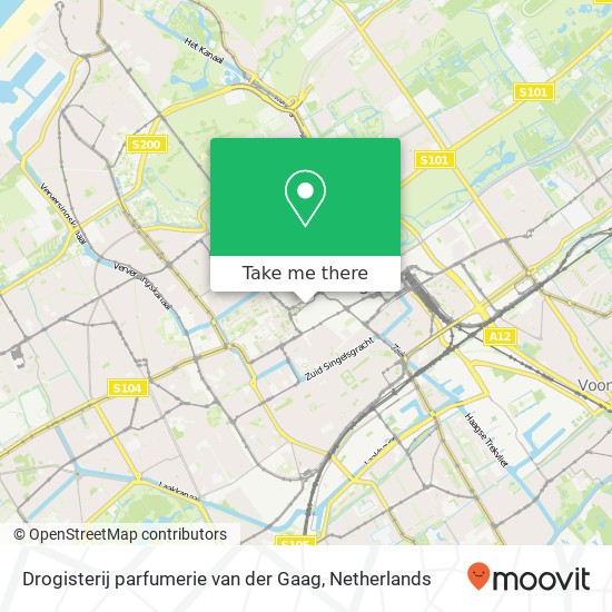 Drogisterij parfumerie van der Gaag map