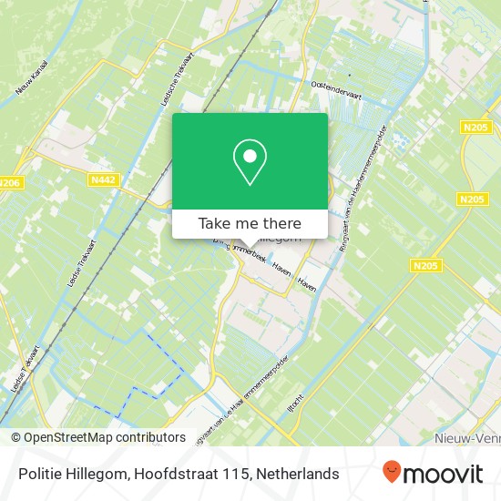 Politie Hillegom, Hoofdstraat 115 map