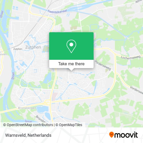 Warnsveld map