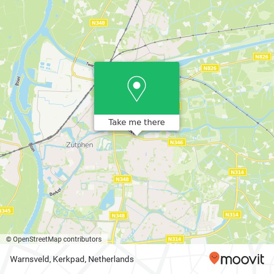 Warnsveld, Kerkpad map