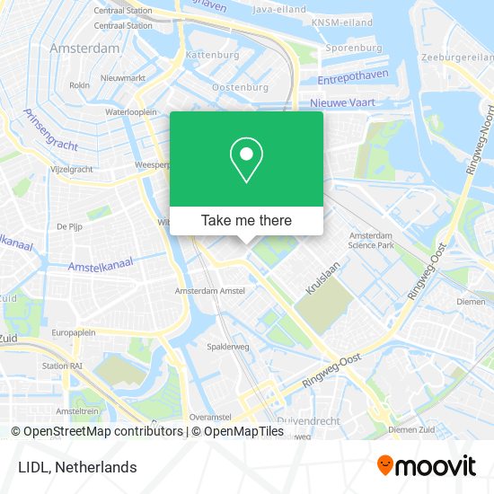 How get to LIDL Amsterdam by Bus, Metro or Light Rail?