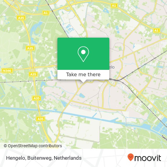 Hengelo, Buitenweg Karte