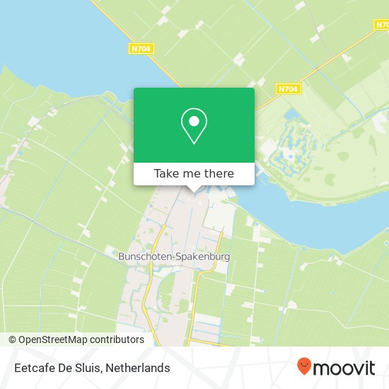 Eetcafe De Sluis map