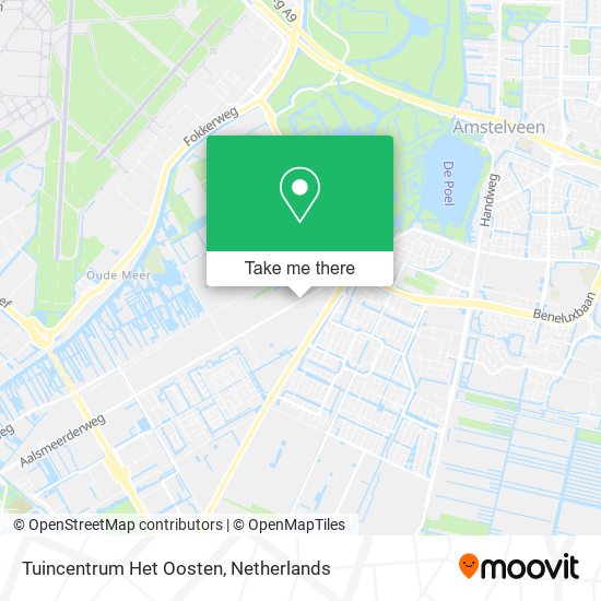 Tuincentrum Het Oosten map