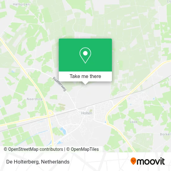 De Holterberg map
