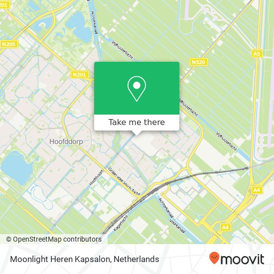 Moonlight Heren Kapsalon map