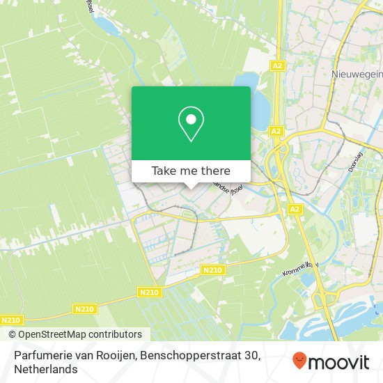 Parfumerie van Rooijen, Benschopperstraat 30 map