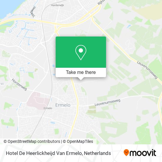 Hotel De Heerlickheijd Van Ermelo map