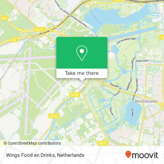 Wings Food en Drinks map