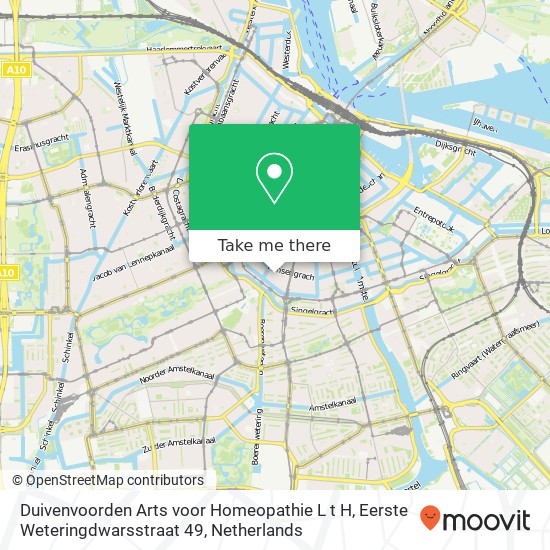 Duivenvoorden Arts voor Homeopathie L t H, Eerste Weteringdwarsstraat 49 map