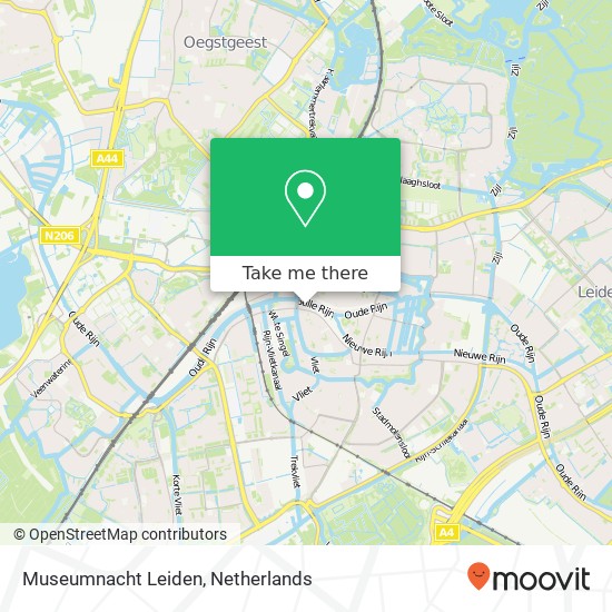 Museumnacht Leiden map