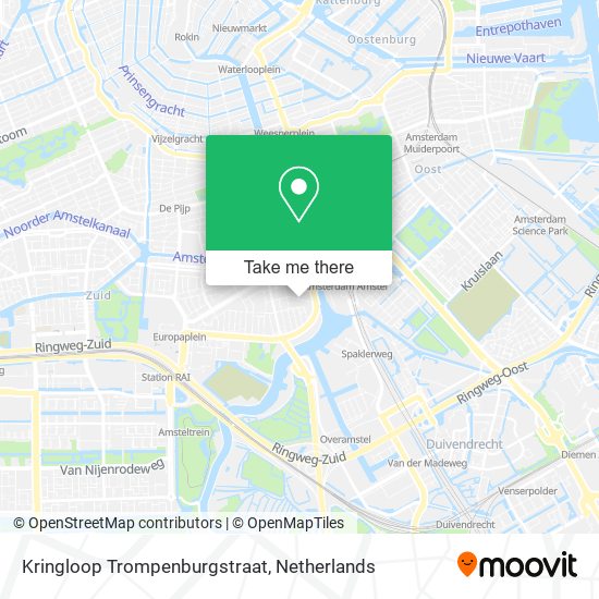 Kringloop Trompenburgstraat Karte