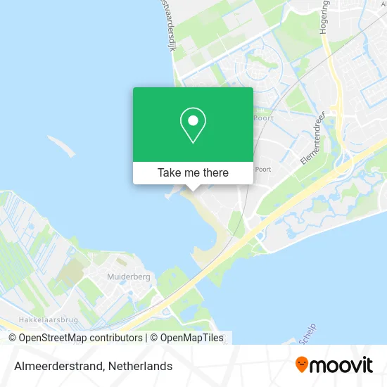 Almeerderstrand map