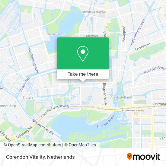 Corendon Vitality map