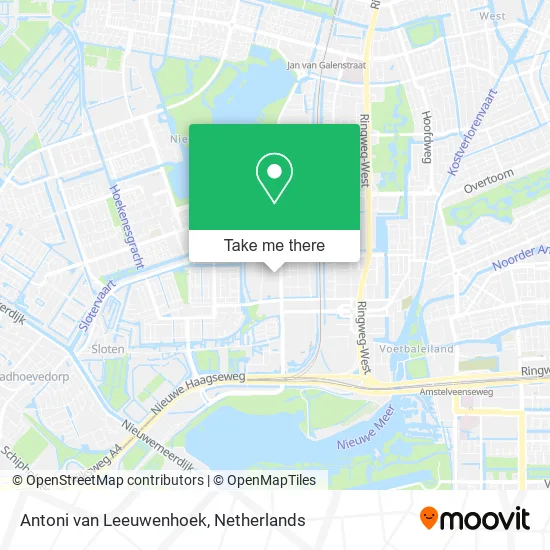 Antoni van Leeuwenhoek Karte