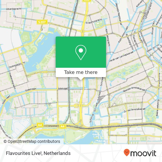 Flavourites Live! map