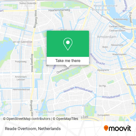 Reade Overtoom map
