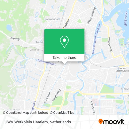 UWV Werkplein Haarlem Karte