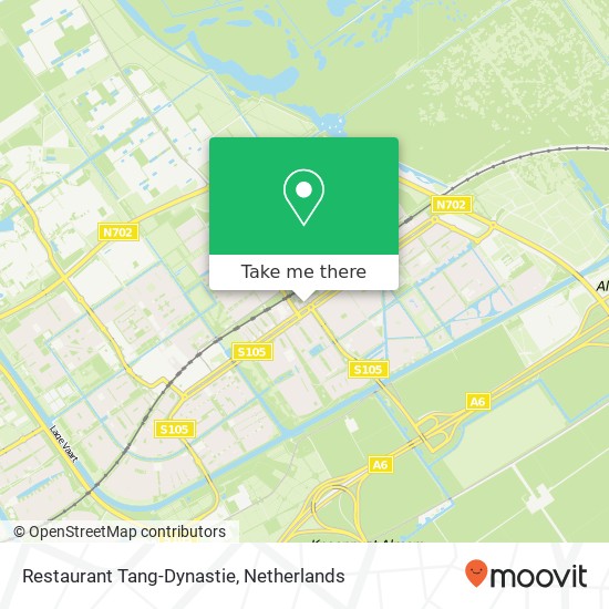 Restaurant Tang-Dynastie map