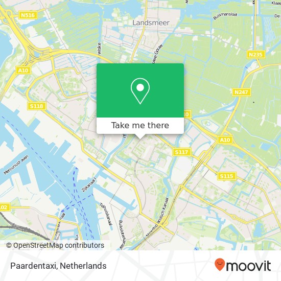 Paardentaxi map