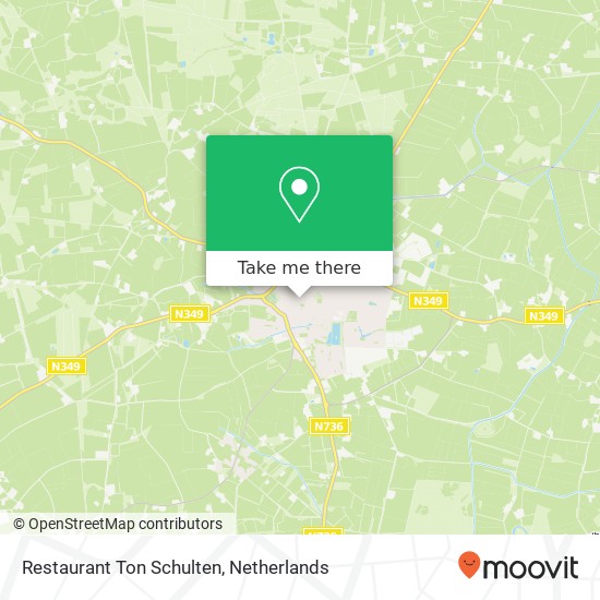 Restaurant Ton Schulten map