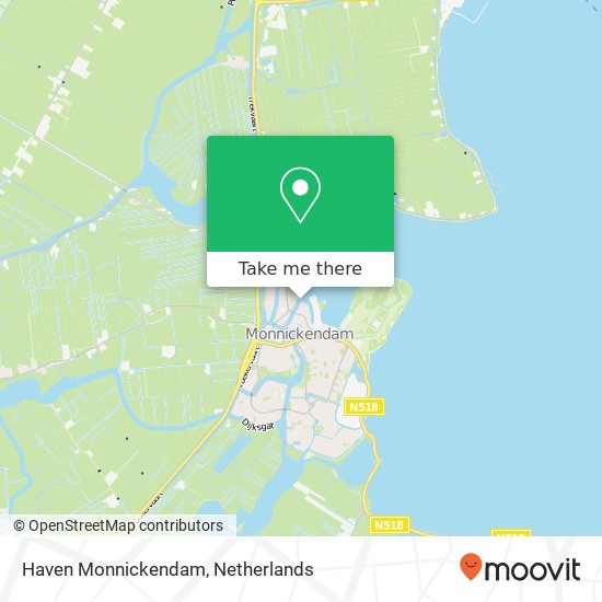 Haven Monnickendam map