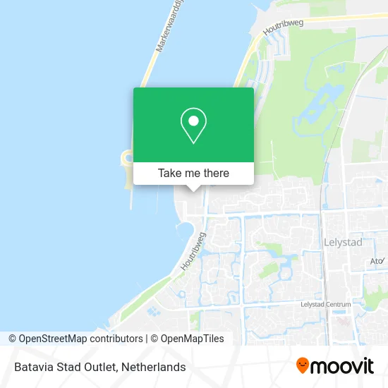 Batavia Stad Outlet map