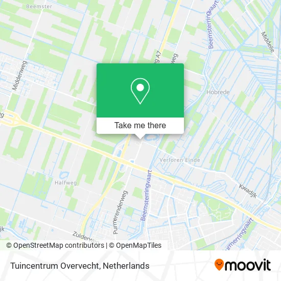 Tuincentrum Overvecht map