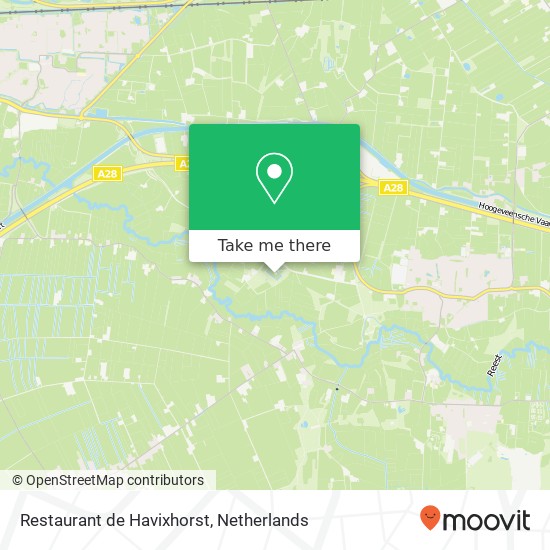 Restaurant de Havixhorst map