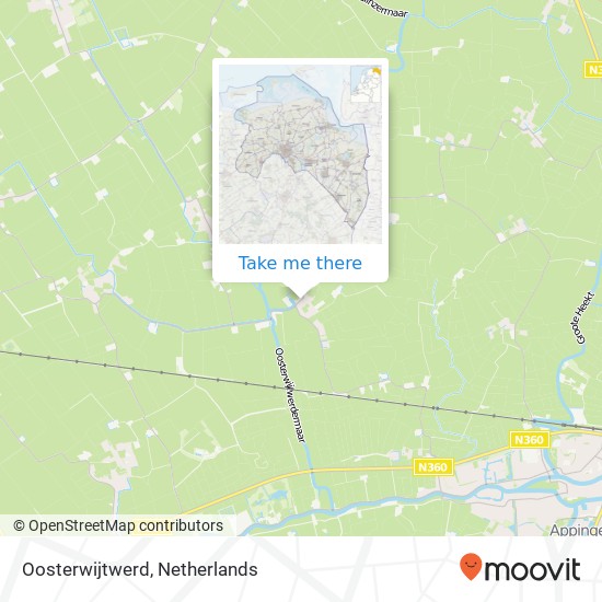 Oosterwijtwerd map