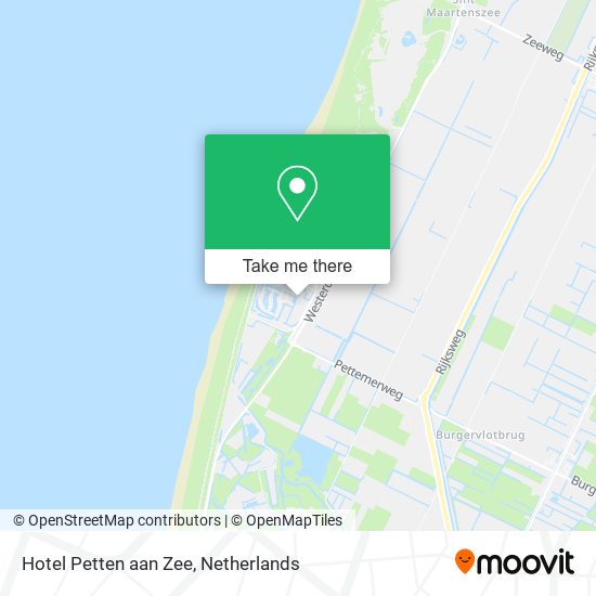 Hotel Petten aan Zee map