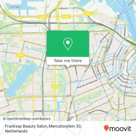 Franksay Beauty Salon, Mercatorplein 30 map