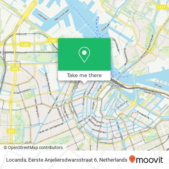 Locanda, Eerste Anjeliersdwarsstraat 6 map