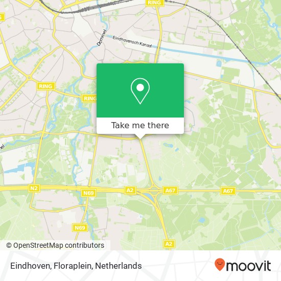 Eindhoven, Floraplein Karte