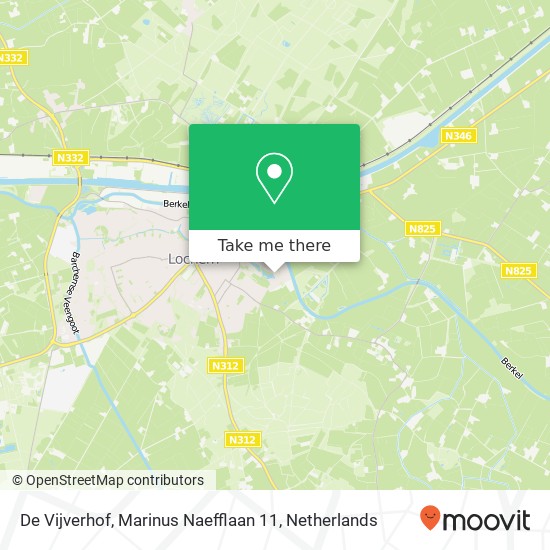 De Vijverhof, Marinus Naefflaan 11 map