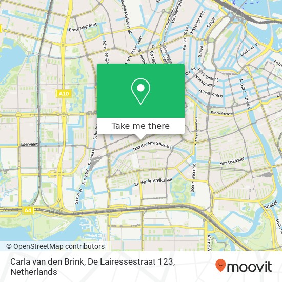 Carla van den Brink, De Lairessestraat 123 map