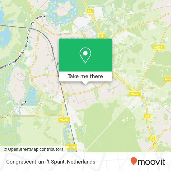 Congrescentrum 't Spant map