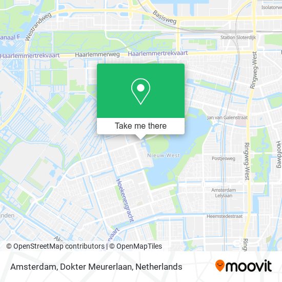 Amsterdam, Dokter Meurerlaan map