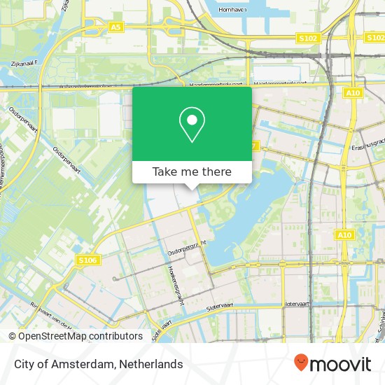 City of Amsterdam map